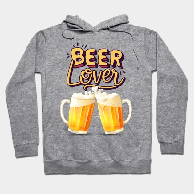 Beer Lover Hoodie by Double You Store